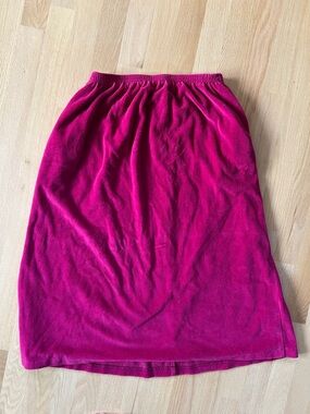 Vintage 80’s/90’s Liz Claiborne terry cloth skirt- size L